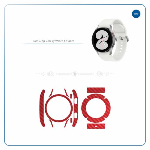 Samsung_Watch4 40mm_Red_Fiber_2